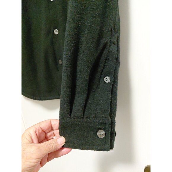 Columbia Mens Windard IV Shirt Jacket Sherpa Lined Medium Black - Picture 6 of 11